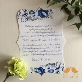 Magyaros esküvői meghívó 125